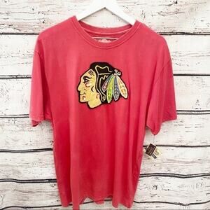 RED JACKET Chicago Blackhawks Hockey Shirt Sz XL